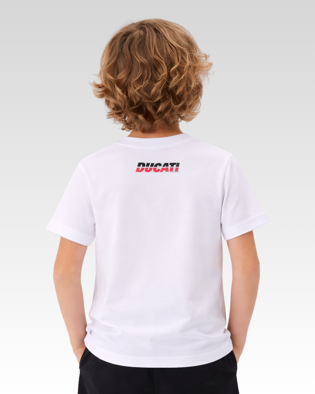 Optical White Maxi Shield Print Regular Fit T-Shirt