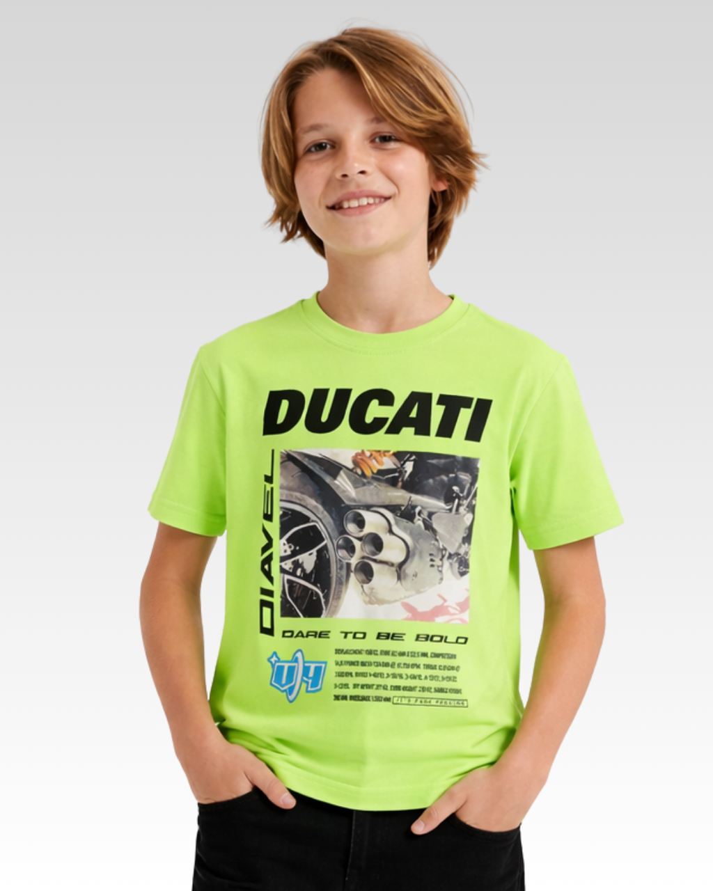 Fluo Yellow Regular Fit T-Shirt