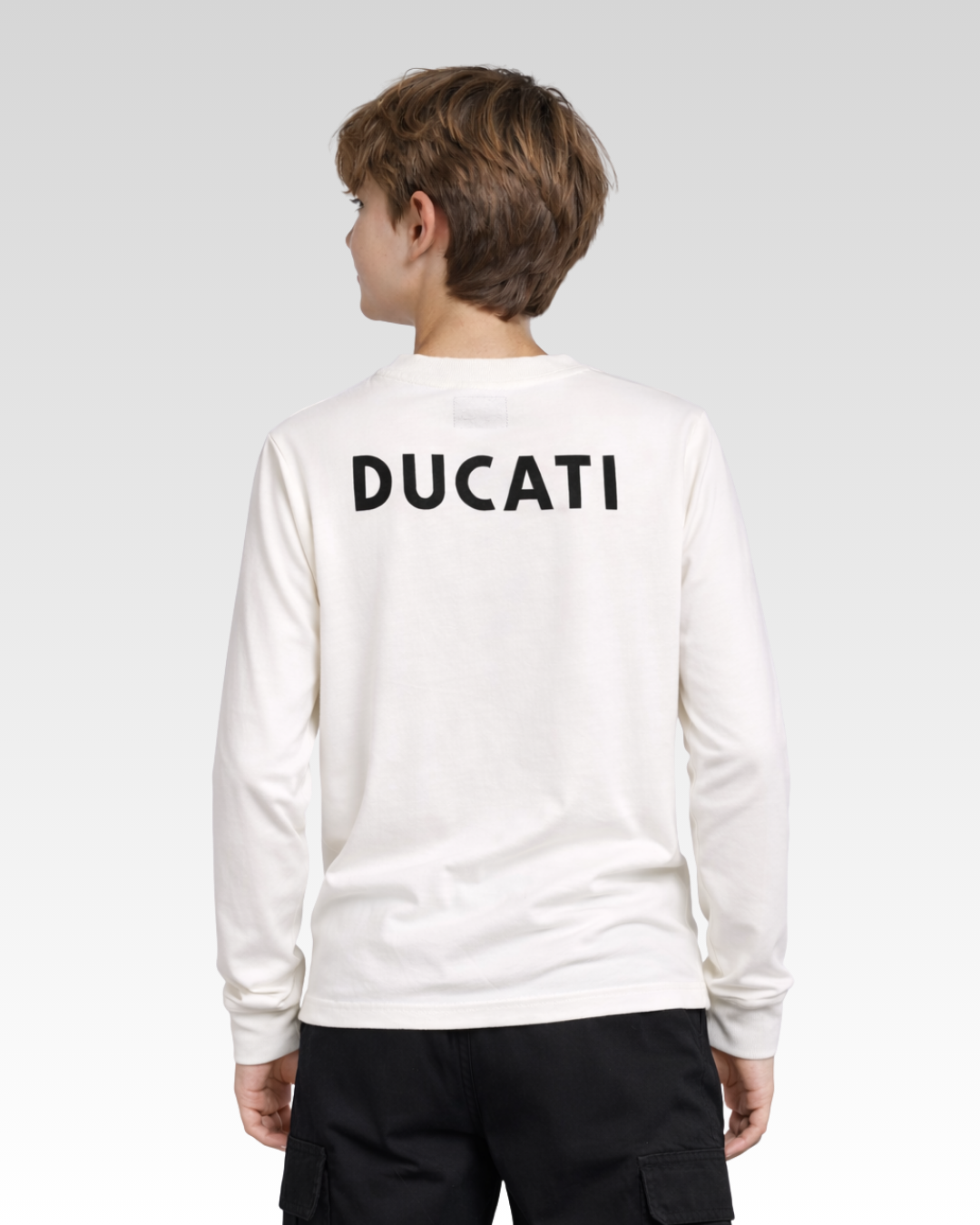 Off-White  Regular Fit LONG SLEEVE ROUND-NECK