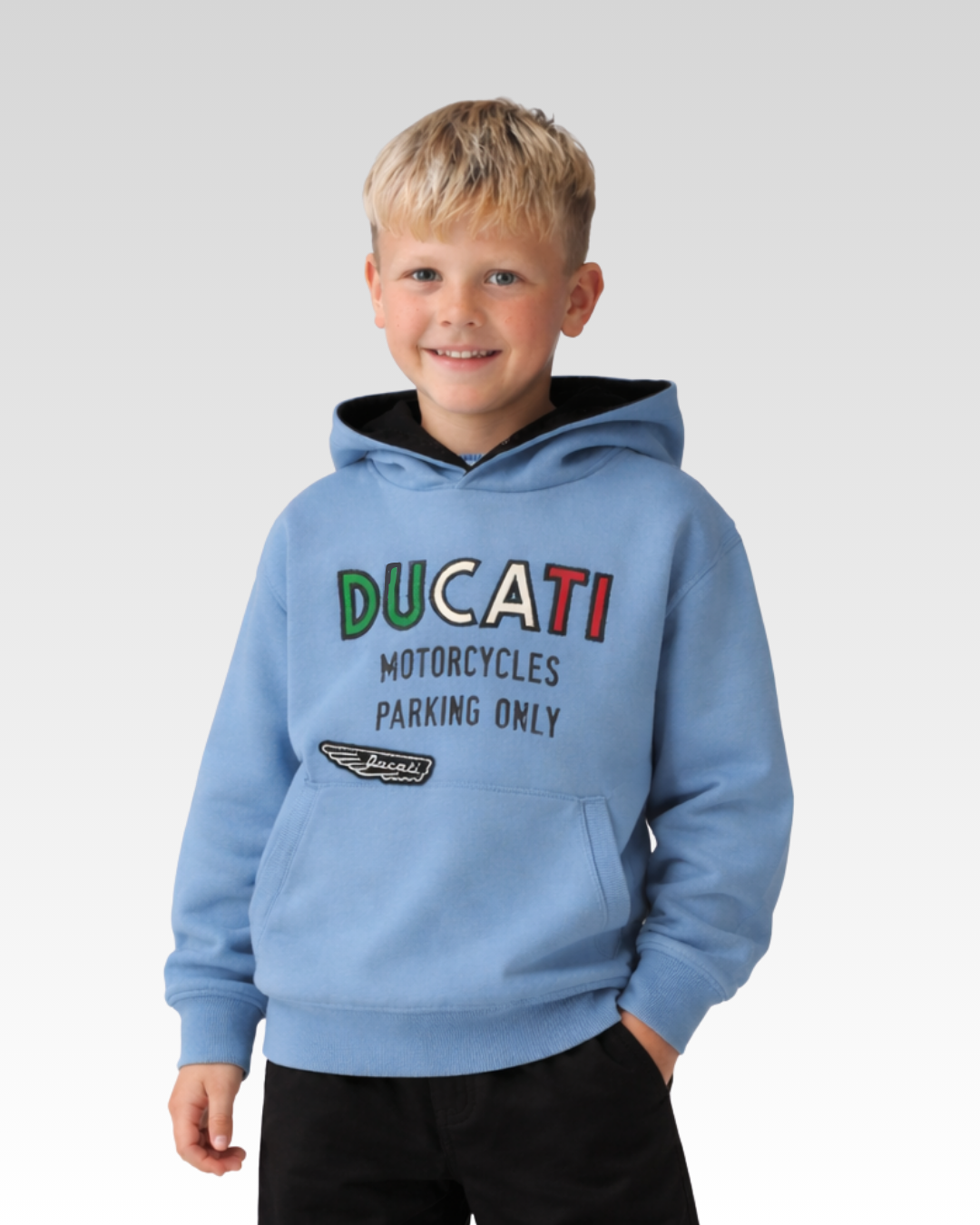 Petrol Blue Regular Fit CLOSED SWEATER WITH OR WITHOUT HOOD