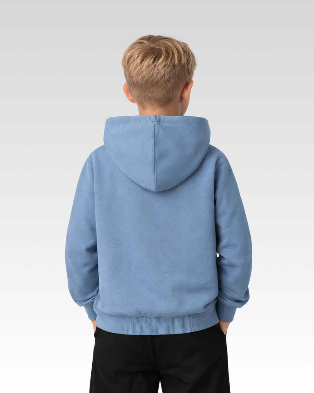 Petrol Blue Regular Fit CLOSED SWEATER WITH OR WITHOUT HOOD