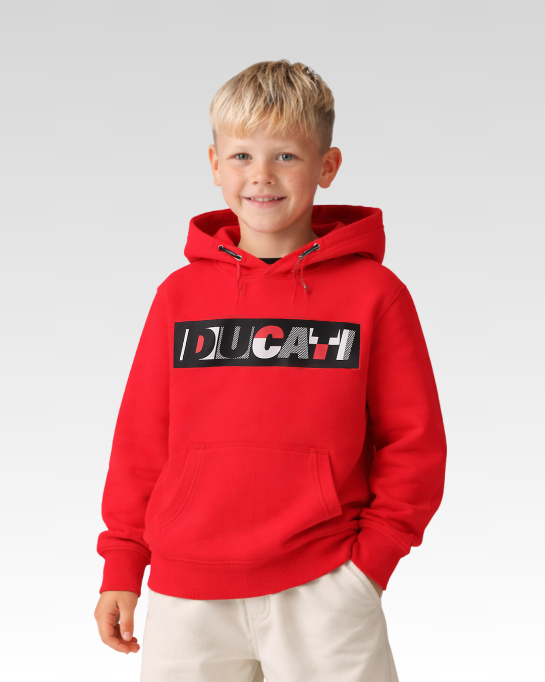 Red Regular Fit CLOSED SWEATER WITH OR WITHOUT HOOD