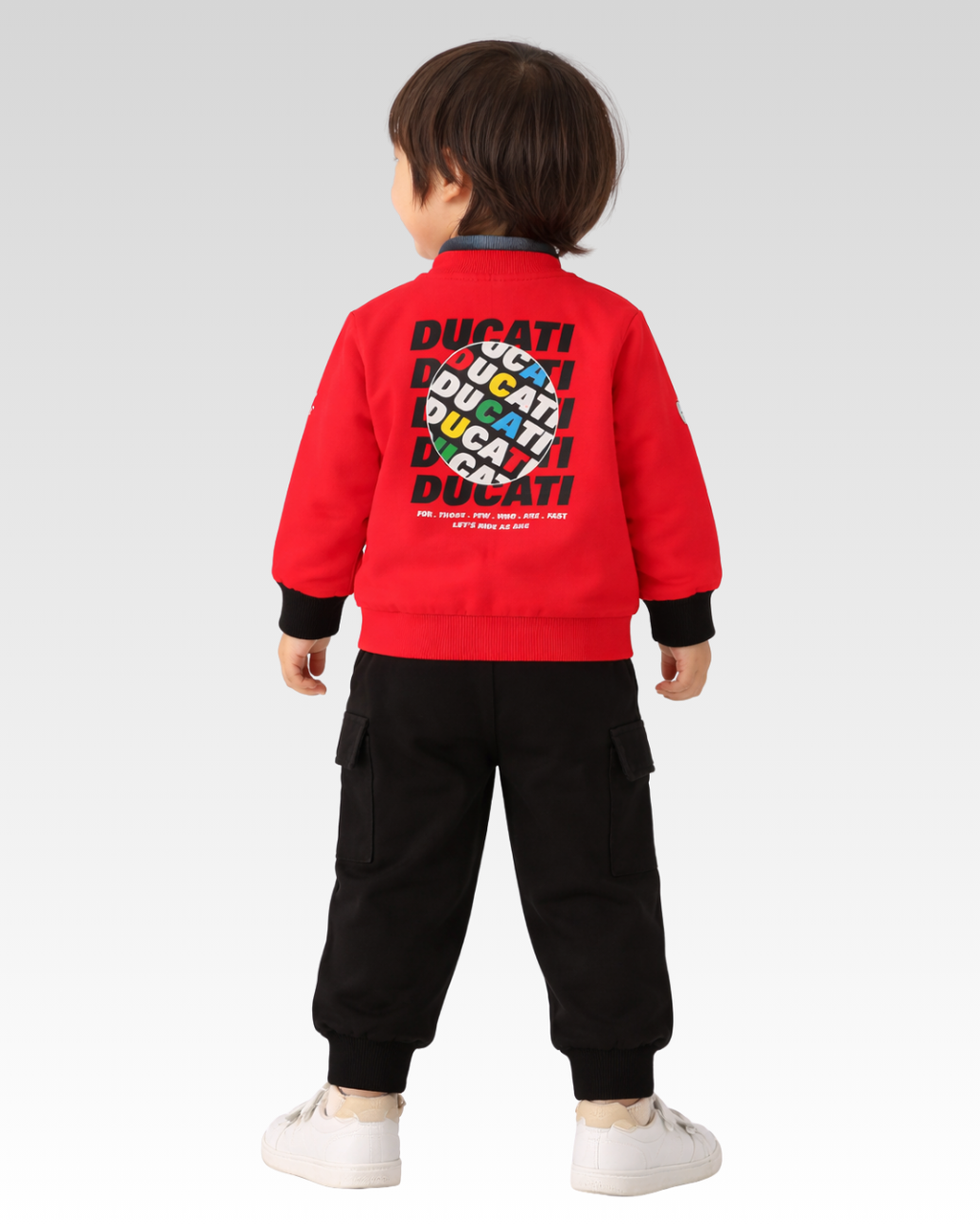 Red Regular Fit TWO PIECES JOGGING SUIT