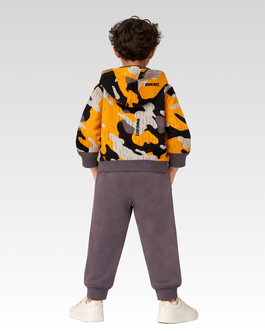 Off-White Multicolour Print Regular Fit TWO PIECES JOGGING SUIT
