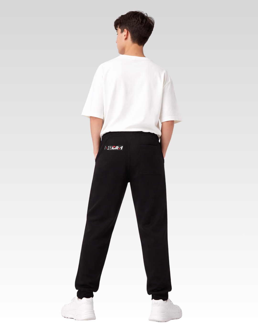 Black Regular Fit KNITTED TROUSERS