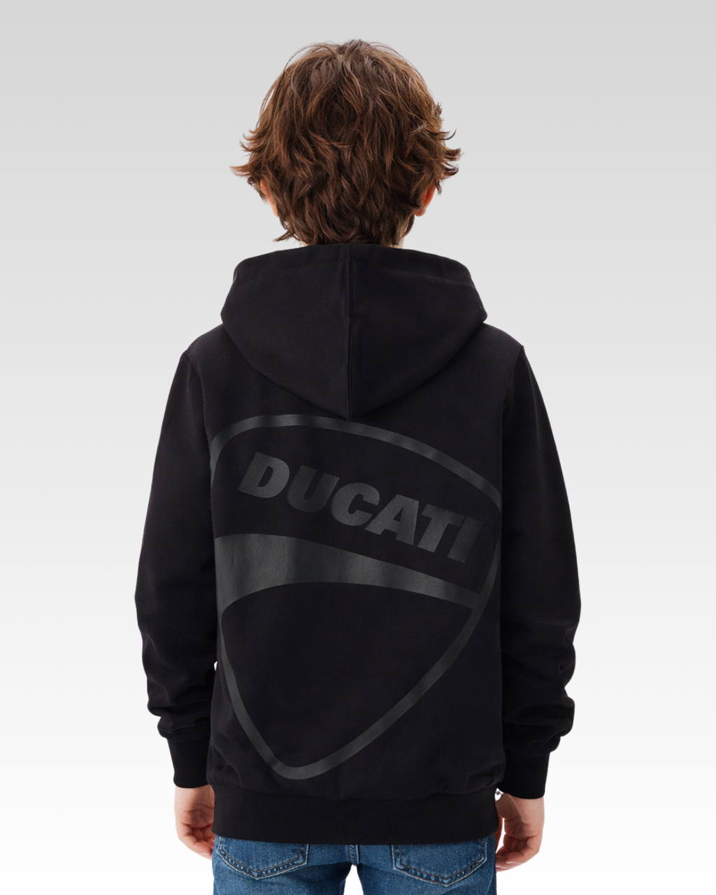 Black Regular Fit Closed Hoodie Sweater