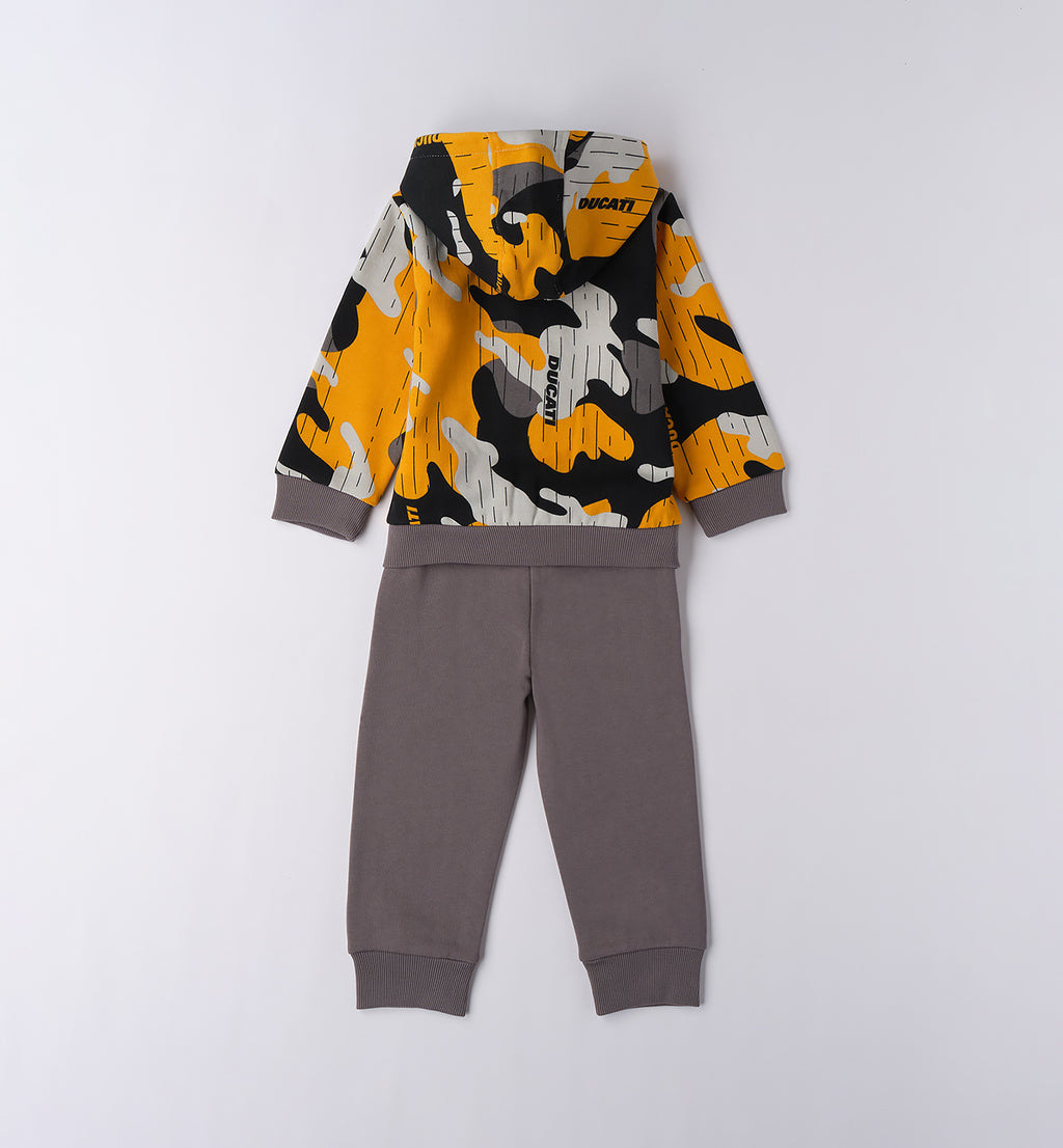 Off-White Multicolour Print Regular Fit TWO PIECES JOGGING SUIT