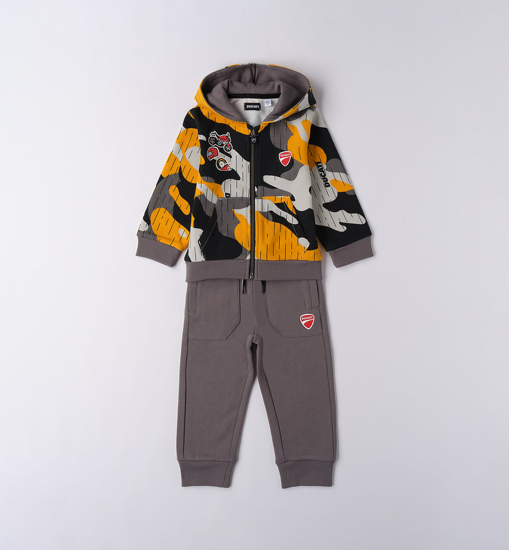 Off-White Multicolour Print Regular Fit TWO PIECES JOGGING SUIT