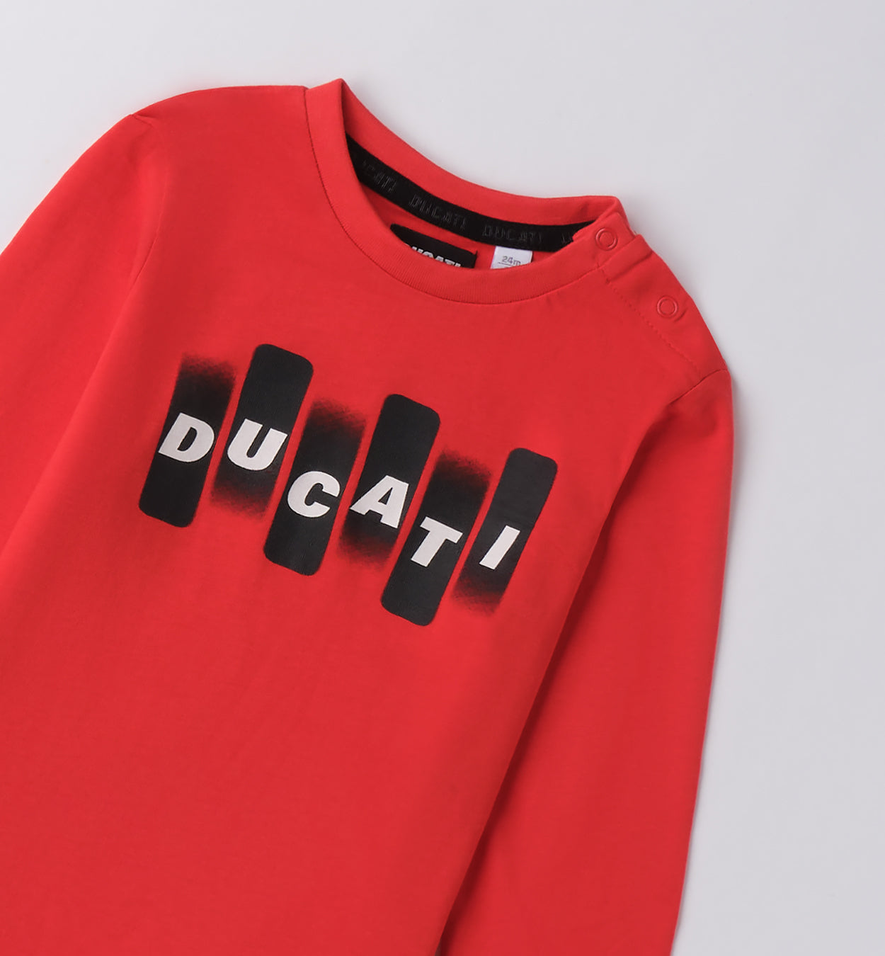 Red Regular Fit LONG SLEEVE ROUND-NECK