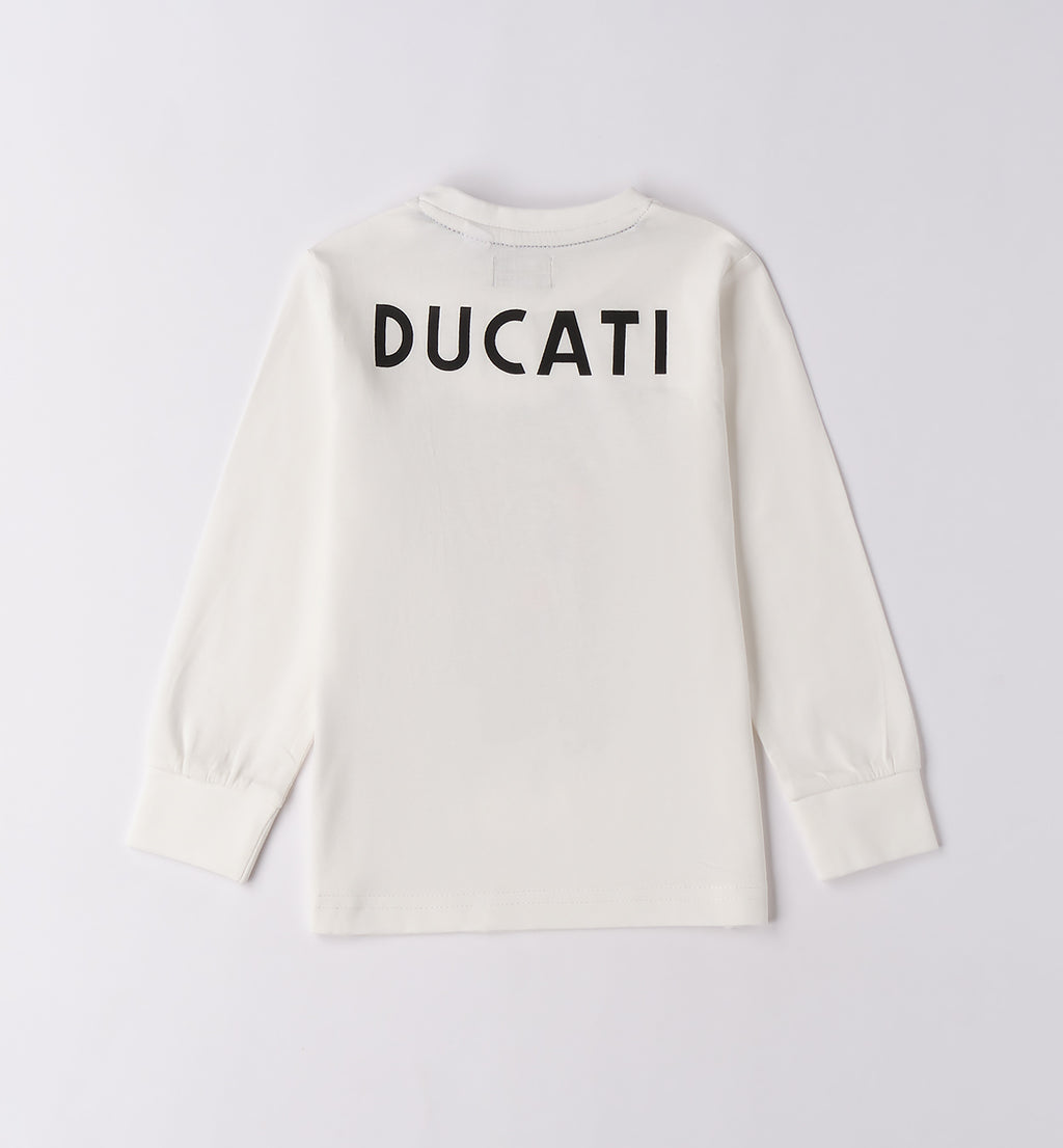 Off-White  Regular Fit LONG SLEEVE ROUND-NECK