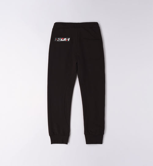 Black Regular Fit KNITTED TROUSERS