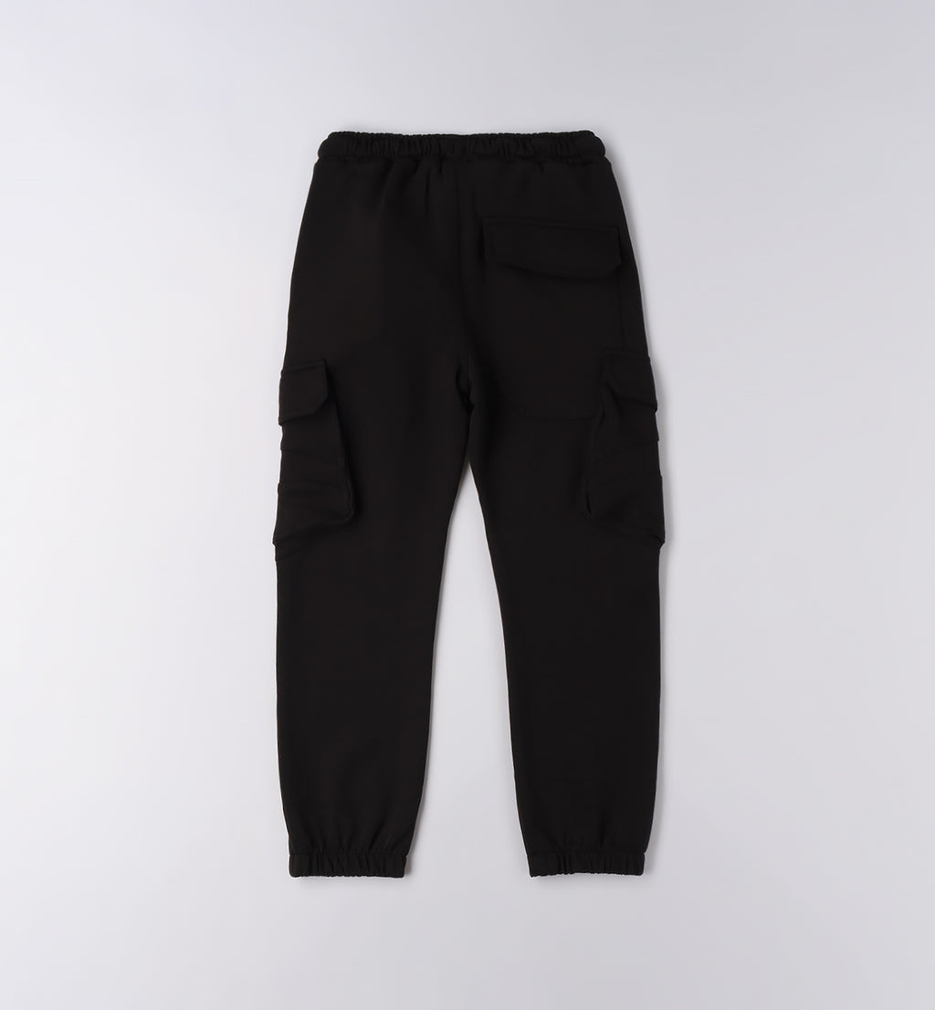 Black Regular Fit KNITTED TROUSERS