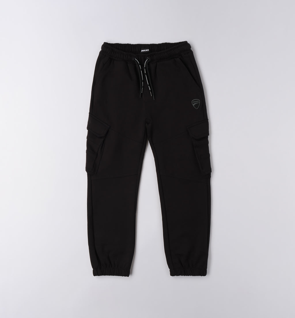 Black Regular Fit KNITTED TROUSERS