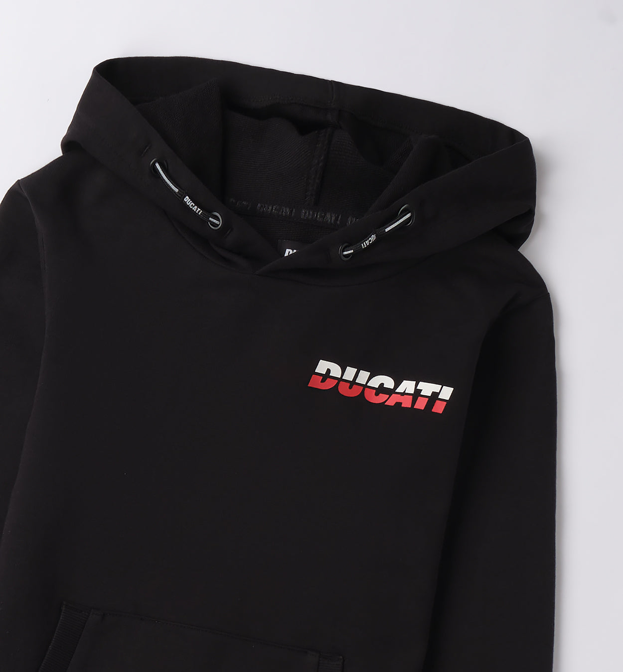 Black Regular Fit Closed Hoodie Sweater
