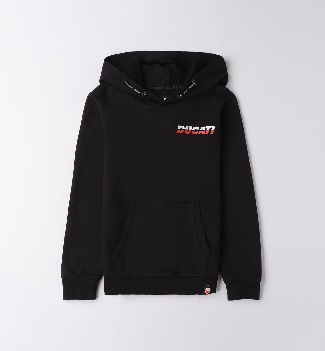 Black Regular Fit Closed Hoodie Sweater