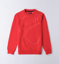 Red Regular Fit Crew Neck Sweater