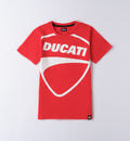 Red Maxi Shield Print Regular Fit T-Shirt