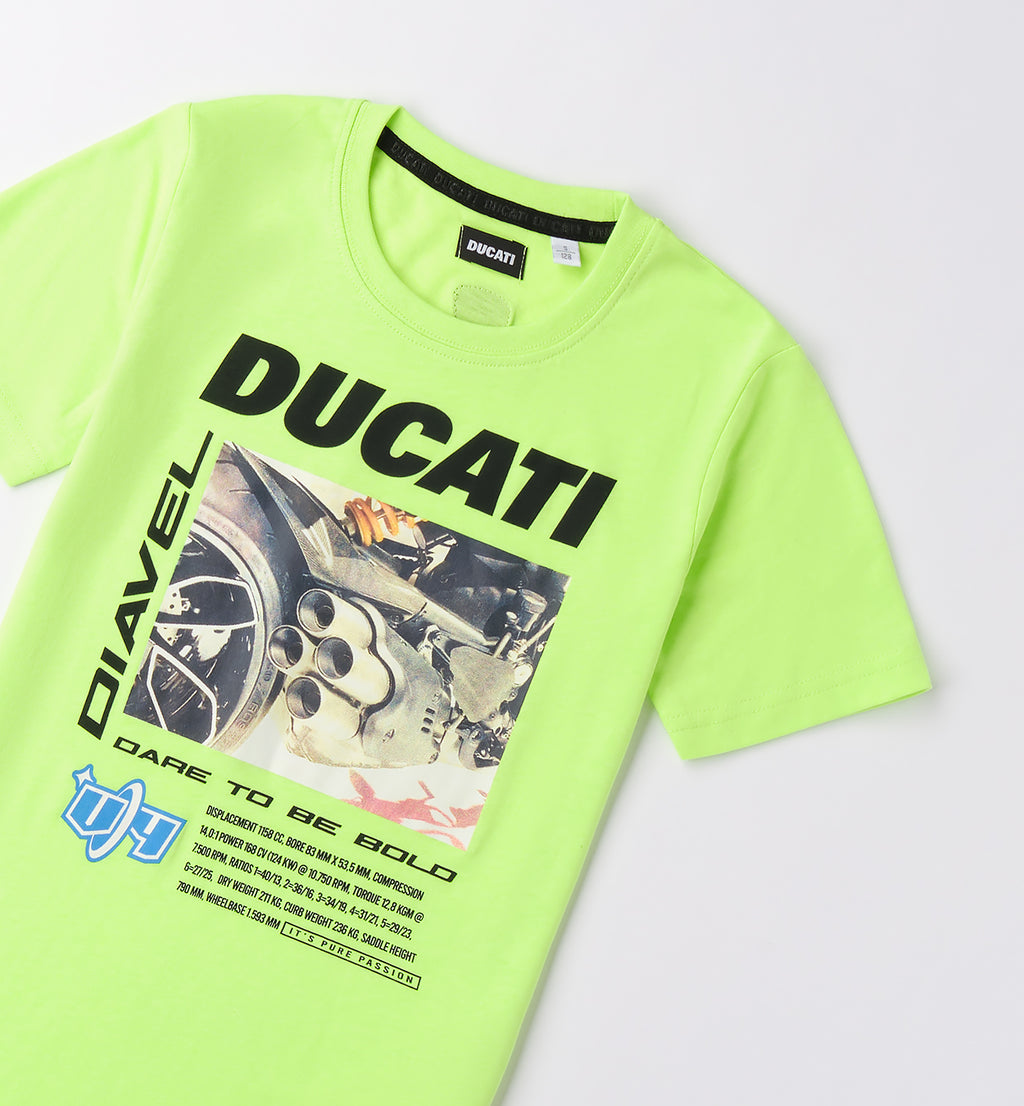 Fluo Yellow Regular Fit T-Shirt